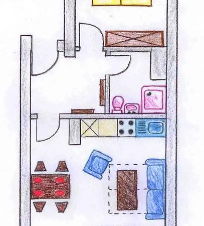 Apartmán Dachgeschoss-apartment